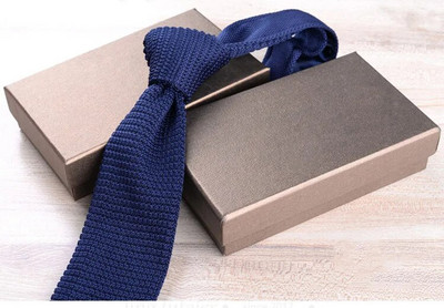 Nova tanka pletena kravata od 6 cm za muškarce, slobodno vrijeme, poslovna uska kravata, tamnoplava Bule, šarene prugaste modne cvjetne kravate, dodaci