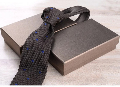 Nova tanka pletena kravata od 6 cm za muškarce, slobodno vrijeme, poslovna uska kravata, tamnoplava Bule, šarene prugaste modne cvjetne kravate, dodaci