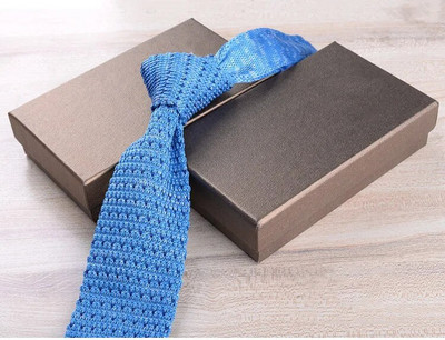 Nova tanka pletena kravata od 6 cm za muškarce, slobodno vrijeme, poslovna uska kravata, tamnoplava Bule, šarene prugaste modne cvjetne kravate, dodaci