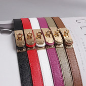 Slēdzene ar sprādzi, ādas josta Sieviešu luksusa dizaineru augstas kvalitātes zīmola kleitu aksesuāri Goth Punk tievās jostas korsetes jostasvieta