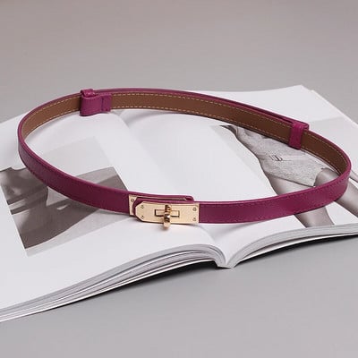 Slēdzene ar sprādzi, ādas josta Sieviešu luksusa dizaineru augstas kvalitātes zīmola kleitu aksesuāri Goth Punk tievās jostas korsetes jostasvieta