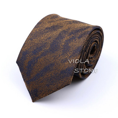 Modni teksturirani Paisley Jacquard 8cm Kravata od poliestera Zelena Crvena Plava Mornarsko smeđa Muško odijelo za večeru Dodatak Kravata Poklon