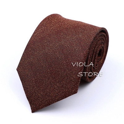 Modni teksturirani Paisley Jacquard 8cm Kravata od poliestera Zelena Crvena Plava Mornarsko smeđa Muško odijelo za večeru Dodatak Kravata Poklon