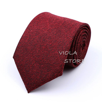 Modni teksturirani Paisley Jacquard 8cm Kravata od poliestera Zelena Crvena Plava Mornarsko smeđa Muško odijelo za večeru Dodatak Kravata Poklon