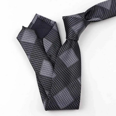 Pretapaugšanas pleds žakarda kaklasaite 6 cm pelēka zila sarkana rozā poliestera tievs, tievs vīriešu kaklasaite dāvanai smokings, banketu kaklasaite