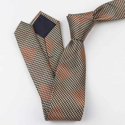 Pretapaugšanas pleds žakarda kaklasaite 6 cm pelēka zila sarkana rozā poliestera tievs, tievs vīriešu kaklasaite dāvanai smokings, banketu kaklasaite