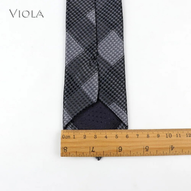 Pretapaugšanas pleds žakarda kaklasaite 6 cm pelēka zila sarkana rozā poliestera tievs, tievs vīriešu kaklasaite dāvanai smokings, banketu kaklasaite