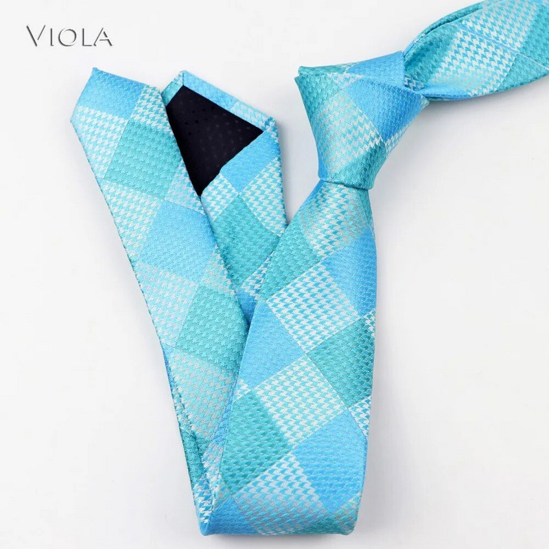 Pretapaugšanas pleds žakarda kaklasaite 6 cm pelēka zila sarkana rozā poliestera tievs, tievs vīriešu kaklasaite dāvanai smokings, banketu kaklasaite