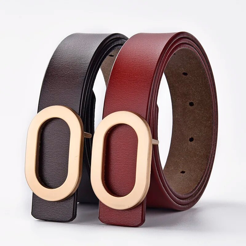 Ženski remen, luksuzni dizajnerski rupa za iglu, podesiva kopča za remen, modni kožni traperice, pojas za djevojku, visokokvalitetni ženski remeni, novo