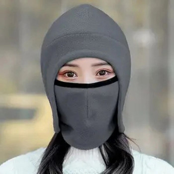Καπέλα Bomber Ανδρικά Γυναικεία Χονδρά Αφράτα Θερμικά Υπαίθρια ιππασία Αντιανεμική μάσκα προσώπου Fleece Καπάκι προστασίας αυτιών Winter Caps Fashion New
