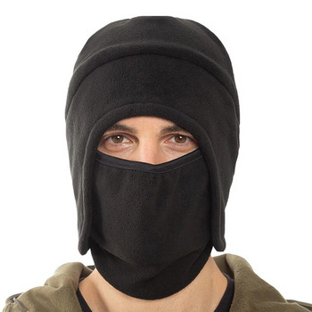 Καπέλα Bomber Ανδρικά Γυναικεία Χονδρά Αφράτα Θερμικά Υπαίθρια ιππασία Αντιανεμική μάσκα προσώπου Fleece Καπάκι προστασίας αυτιών Winter Caps Fashion New