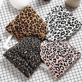 Modne zimske pletene kape s leopard printom za žene Šeširi Muške kapice Chapeau Casquette Femme kape Kape kape Hip hop kape