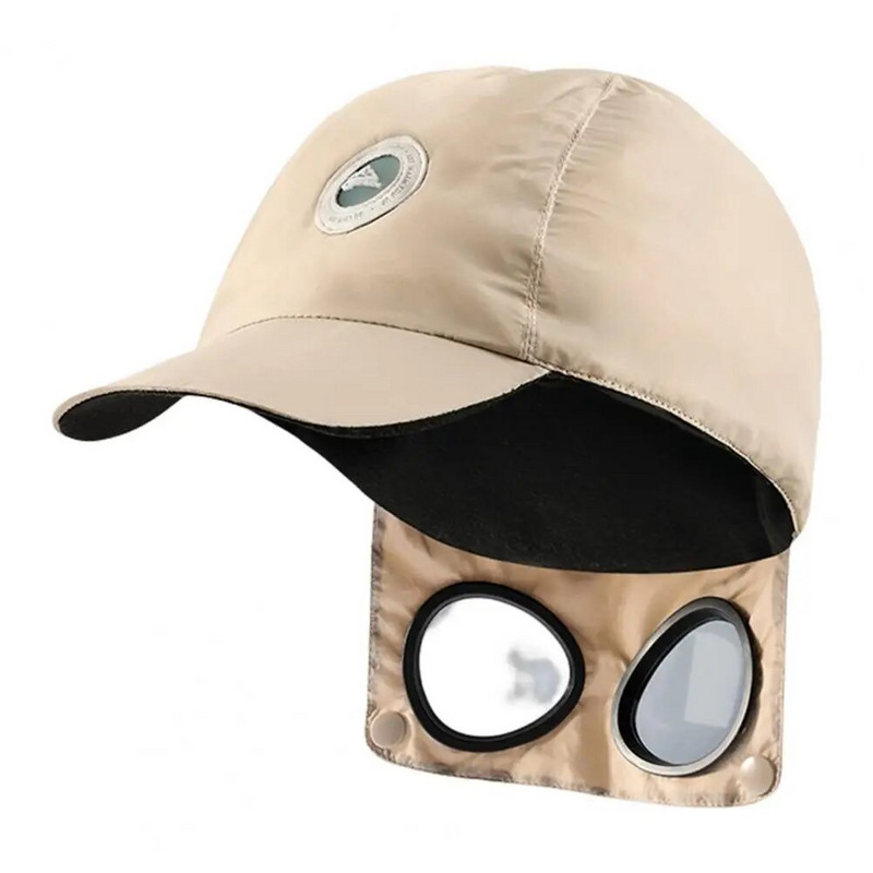 Ζεστό καπέλο 2 σε 1 με γυαλιά ηλίου αδιάβροχα, χειμερινά αθλήματα εξωτερικού χώρου, Ποδηλασία Ανδρικά Γυναικεία Καπέλο πιλότου Chapéus Em Ambos