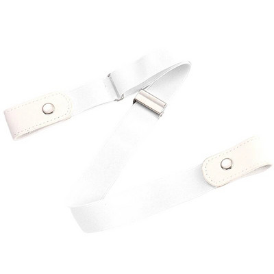 Pandlaga rihmad naistele Meeste teksapüksid Kleit ilma pandlaga Reguleeritav veniv elastne vöörihm nähtamatu vöö DropShipping