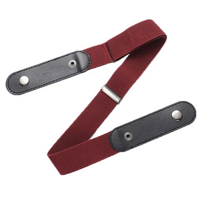 Pandlaga rihmad naistele Meeste teksapüksid Kleit ilma pandlaga Reguleeritav veniv elastne vöörihm nähtamatu vöö DropShipping