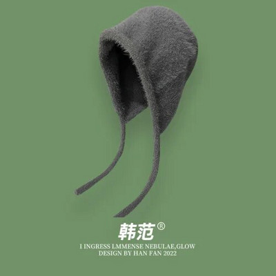 2023 Y2K slatka kapa Jesen Zima Ženska topla japanska pletena kapa Kape Muškarci Zaštita za uši Kravata Pulover Šešir Gorro Bonet