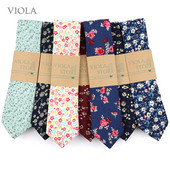 Starinska kravata s cvjetnim uzorkom od 6,5 cm, 100% pamuk, modna muška vjenčanica, smoking, poklon leptir mašna, 14 boja