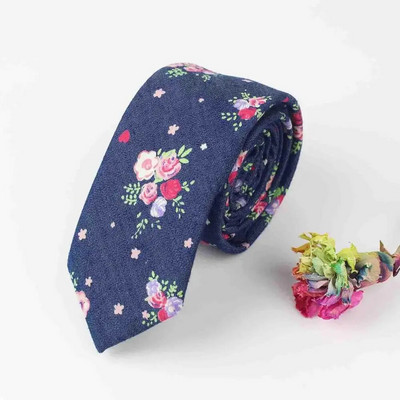 Starinska kravata s cvjetnim uzorkom od 6,5 cm, 100% pamuk, modna muška vjenčanica, smoking, poklon leptir mašna, 14 boja