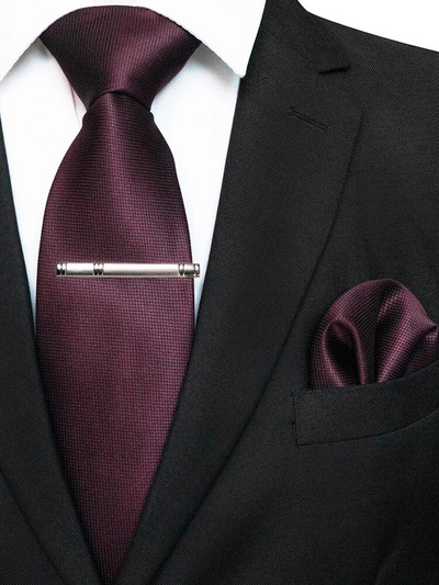 JEMYGINS 2023 uus meeste lips Klassikaline täissinine siidist lipsud meestele Tasku ruudukujuline komplekt pulmadeks ärisidemed Gravata kingitus meestele