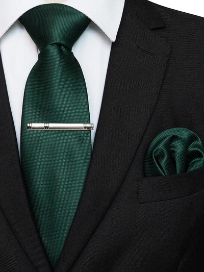 JEMYGINS 2023 uus meeste lips Klassikaline täissinine siidist lipsud meestele Tasku ruudukujuline komplekt pulmadeks ärisidemed Gravata kingitus meestele