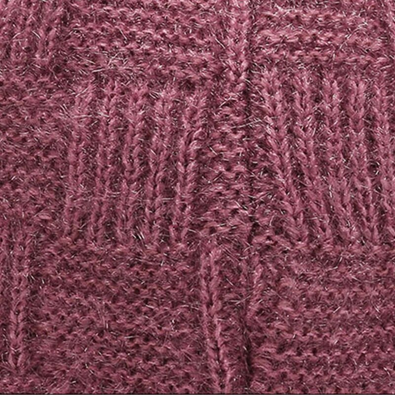 Šešir za žene Zimske kape Modna pletena kapa s cvjetnim križem Ženska topla baršunasta zimska kapa Skullies Beanies MOM Bakina kapa