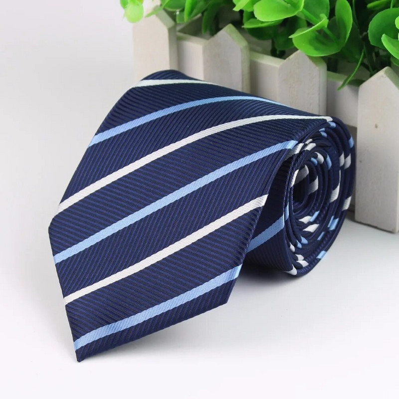 Ανδρική επαγγελματική γραβάτα επίσημη ριγέ κουκκίδα Γραβάτα γάμου 8 εκατοστών Classic Corbata Gravata
