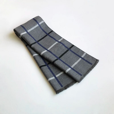 2023 Klasični muški zimski karirani šal Vjetrootporan Topli pamučni šalovi Šalovi Mekani ležerni šalovi Muški poslovni šal