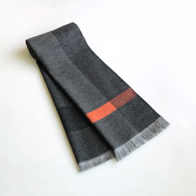 2023 Klasični muški zimski karirani šal Vjetrootporan Topli pamučni šalovi Šalovi Mekani ležerni šalovi Muški poslovni šal