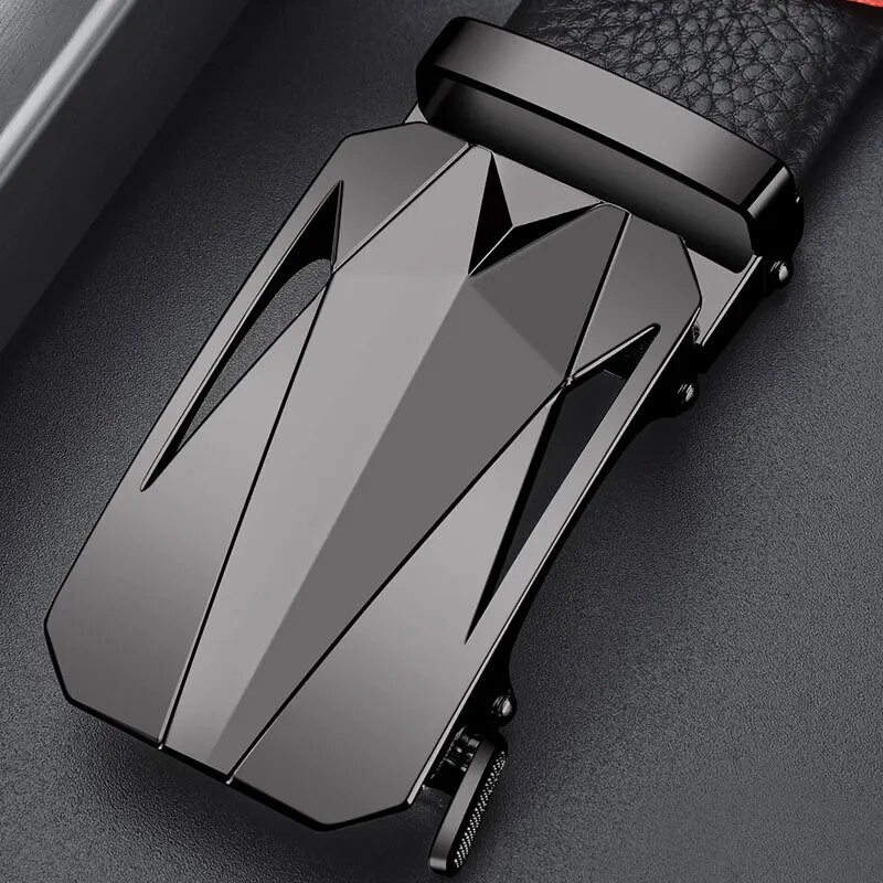 JIFANPAUL Nouă moda bărbați cataramă automată afaceri din piele naturală blugi bărbați centură de înaltă calitate centură pentru bărbați fără cutie cadou