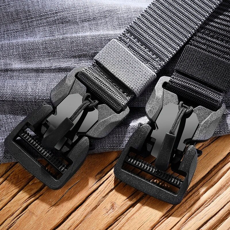 Uus taktikaline vöö magnetpandlaga kiirkinnitusega elastne rihm vabaaja nailonist tööriistade treeningrihm meeste püksirihm