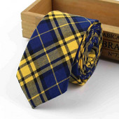 Fiatal férfiak puha pamut csíkos kockás nyakkendő mentazöld rózsaszín 6 cm alkalmi vékony nyakkendő szmoking parti divatos cravat ajándék kiegészítő