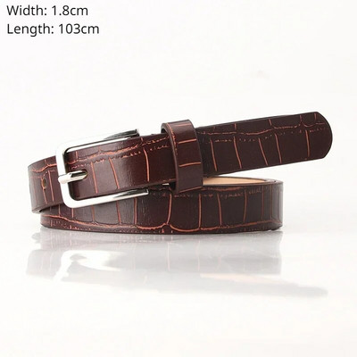 Modni remen s leopardom za 2022., ženski remen sa zmijskim zebrastim uzorkom, tanki remen od konjske dlake, PU kožni remeni s kopčom i zlatnim prstenom za žene, žene