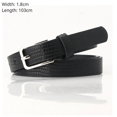 Modni remen s leopardom za 2022., ženski remen sa zmijskim zebrastim uzorkom, tanki remen od konjske dlake, PU kožni remeni s kopčom i zlatnim prstenom za žene, žene