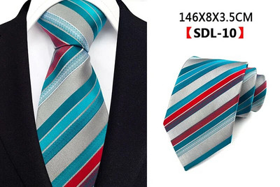 Ricnai 8cm svilena božićna crna plava crvena crtana kravata Svjetla u boji Poklon za snježni festival