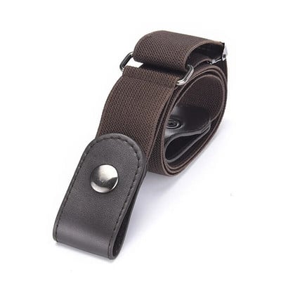 Uus meeste ja naiste nähtamatu ilma pandlaga vöö õmblusteta laisk Teksad Vöövöö Naiste Punk Elastne Nähtamatu Pandlaga vöö