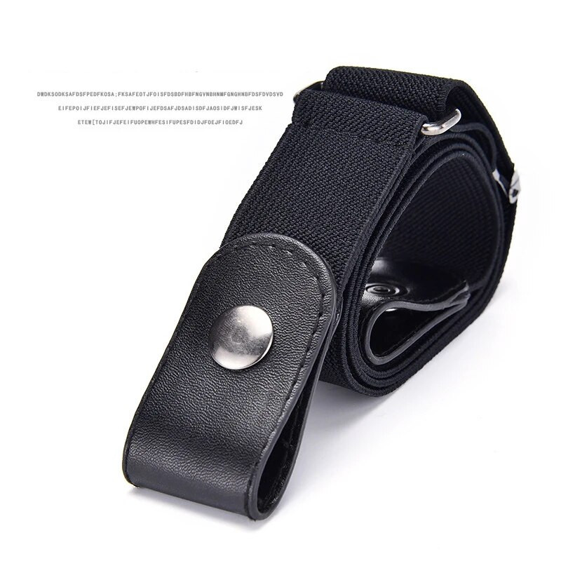 Uus meeste ja naiste nähtamatu ilma pandlaga vöö õmblusteta laisk Teksad Vöövöö Naiste Punk Elastne Nähtamatu Pandlaga vöö