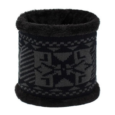 Sieviešu Ziemas Šalle Gredzens Vīriešu Ziemas Trikotāžas Šalles Sievietēm O Kakls Šalle Snood Warp Apkakle Silta Bieza Kažokāda Apdruka Vīriešu Šalles