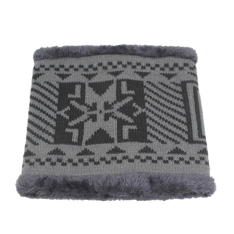 Sieviešu Ziemas Šalle Gredzens Vīriešu Ziemas Trikotāžas Šalles Sievietēm O Kakls Šalle Snood Warp Apkakle Silta Bieza Kažokāda Apdruka Vīriešu Šalles