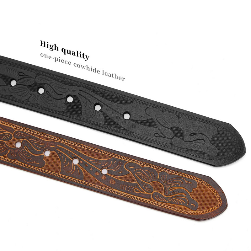 2023 Remeni bez kopče Dvoslojna reljefna goveđa koža bez kopče Remen s iglom Kopča Tijelo remena Visokokvalitetni muški remeni Besplatna dostava
