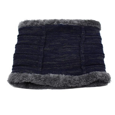 AETRUE Modni zimski muški prsten za šalove Zimski šalovi za muškarce Žene Warp podebljani vuneni ovratnik Snood Topli mekani šalovi 2018.