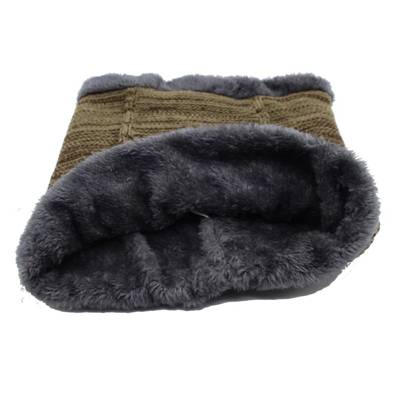 AETRUE Modni zimski muški prsten za šalove Zimski šalovi za muškarce Žene Warp podebljani vuneni ovratnik Snood Topli mekani šalovi 2018.