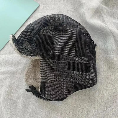 Korejska verzija šešira za zaštitu ušiju s pačjim jezikom za muškarce i žene u jesen i zimu, topli biciklizam, Lei Feng šešir, skijaški šešir