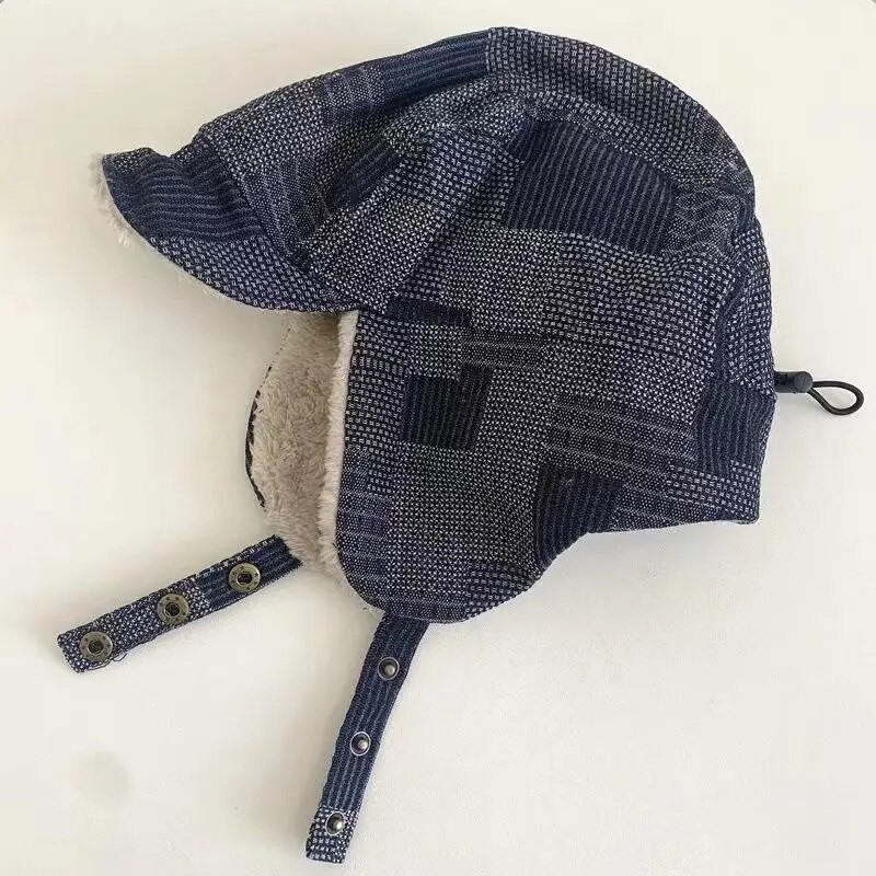 Korejska verzija šešira za zaštitu ušiju s pačjim jezikom za muškarce i žene u jesen i zimu, topli biciklizam, Lei Feng šešir, skijaški šešir