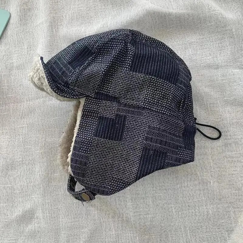 Korejska verzija šešira za zaštitu ušiju s pačjim jezikom za muškarce i žene u jesen i zimu, topli biciklizam, Lei Feng šešir, skijaški šešir