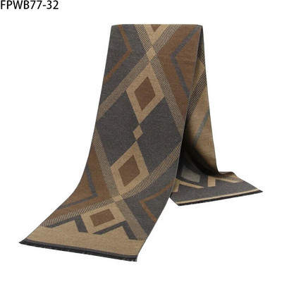 Muški jesenski zima karirani šal Džentlmen Luksuzni brend Prigušivač nalik kašmiru Student Proljeće Jesen Omot Mekana topla marama Novo