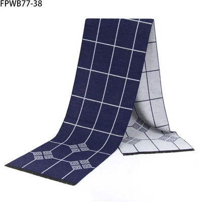 Muški jesenski zima karirani šal Džentlmen Luksuzni brend Prigušivač nalik kašmiru Student Proljeće Jesen Omot Mekana topla marama Novo