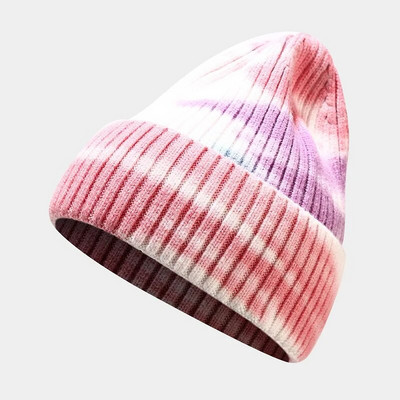 Harajuku kapa u boji Tie Dye Zimska pletena kapa Modna vunena kapa Topla Skullies kapa za žene Muškarci Hip Hop kapa Gorras