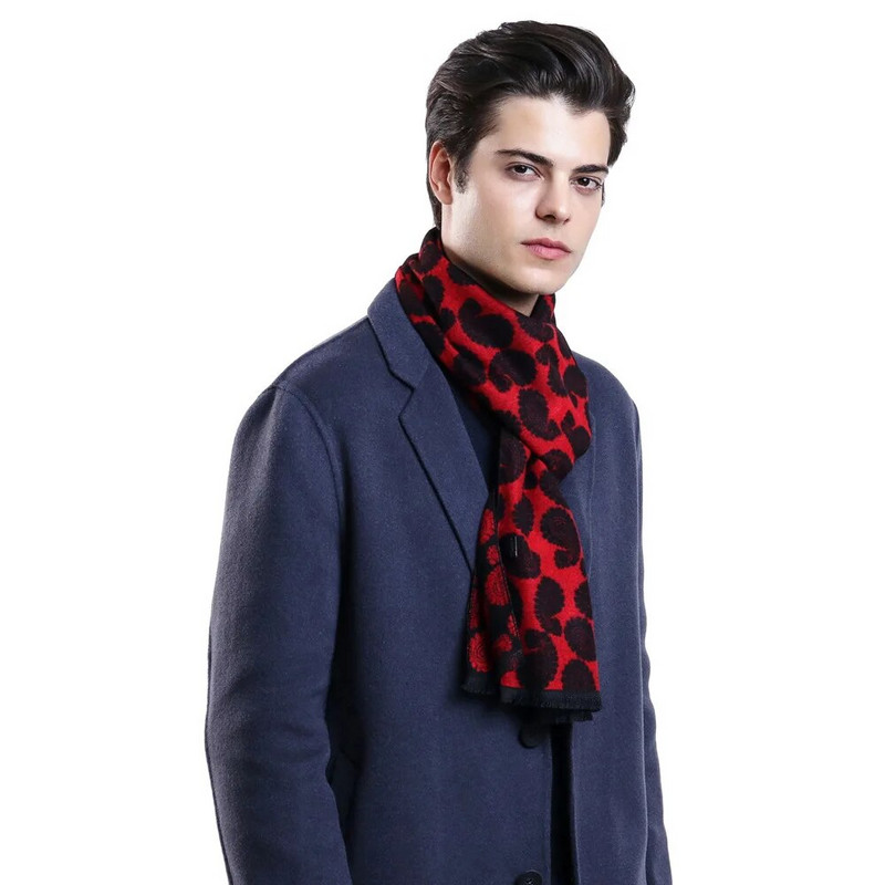 Modes rudens vīriešu šalles dizainere Peislija trikotāžas šalles Luksusa zīmols kašmira šalles vīriešiem ziemas silts Echarpe garas ietīšanas vīrietis