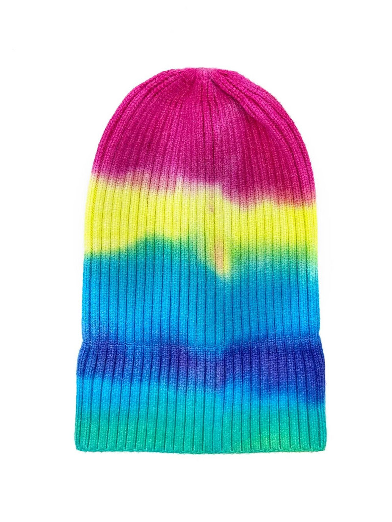 Vanjska kapa po mjeri Ženska kapa kapa duga pletena kapa za trčanje Tie Dye kapa za muškarce