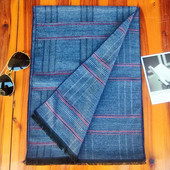 2023 Klasični muški zimski karirani šal Topli šalovi oko vrata od čiste vune Mekani šalovi od kašmira Muški poslovni šal u britanskom stilu